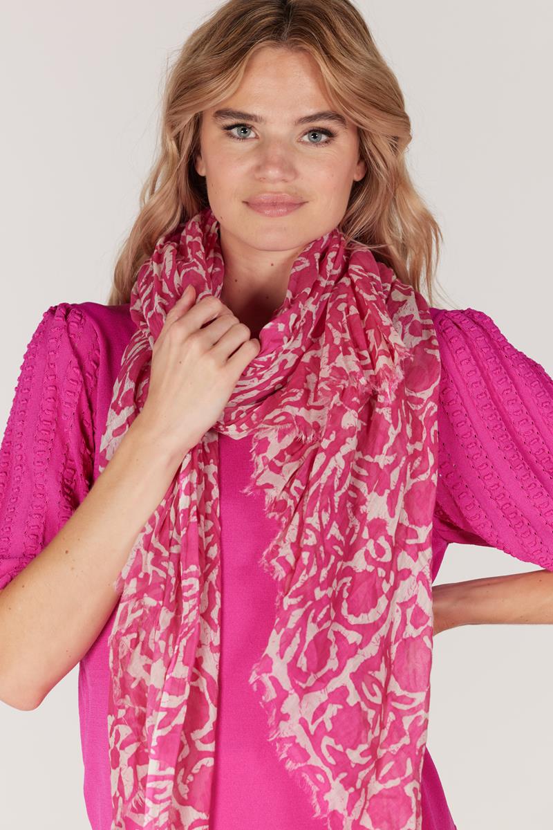 Juffrouw Jansen Amsterdam sjaal Bright pink Siezz